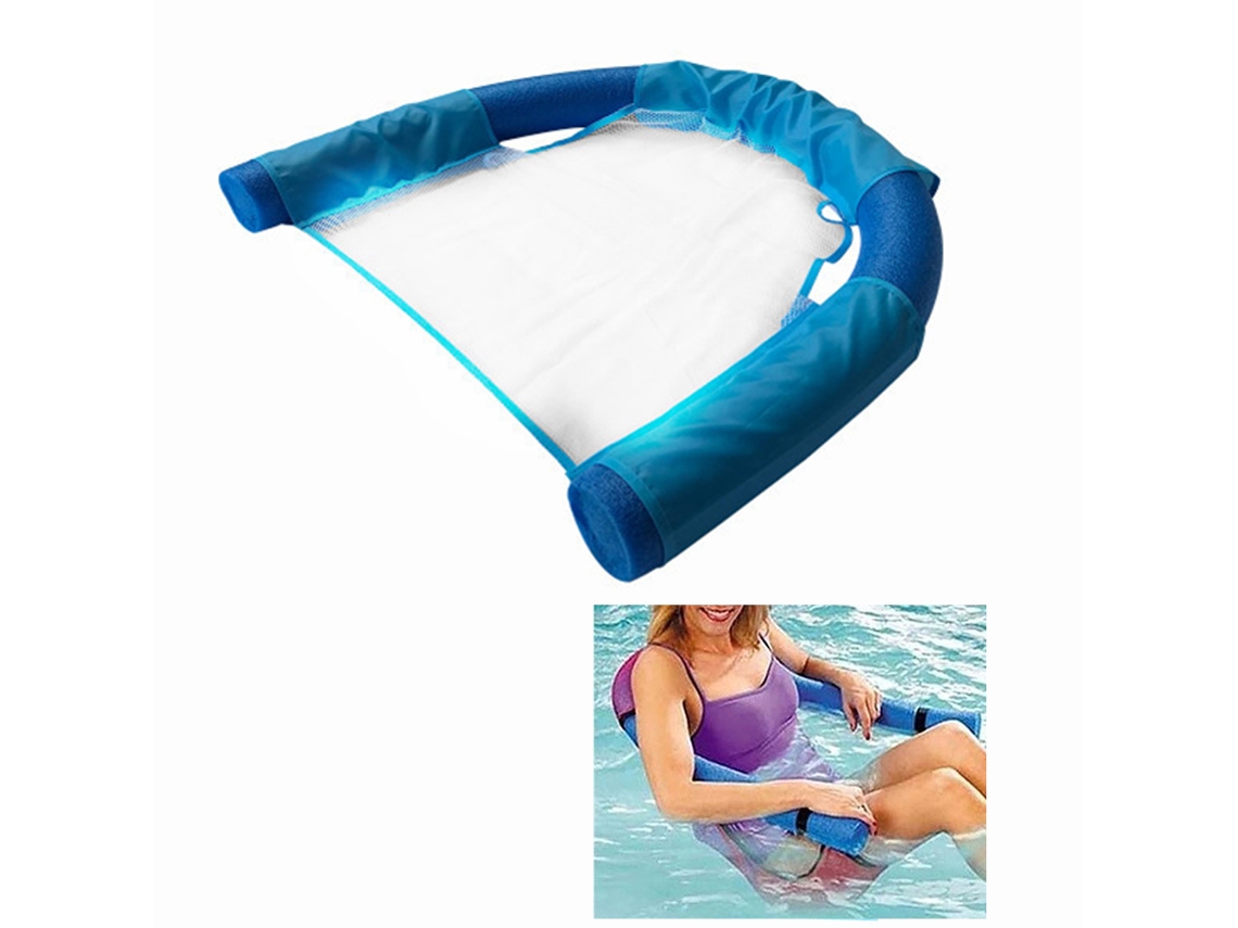 Cadeira Flutuante De Rede Para Piscina, Assento Em U, Jangada Aquática