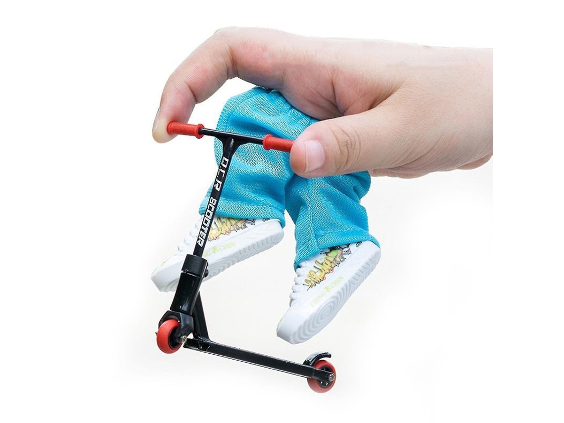 2026 conjunto de Mini Patinete de Aleación para Dedos Con Patinetes, Pantalones Y Zapatos para Dedos.