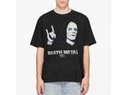 Rockinstone Bill And Ted Death Metal Black Adult T-shirt Size:xxl