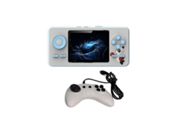 Console Portátil Retrô com 500 Títulos Clássicos, para 2 Jogadores, Cinza AQUAFORGE