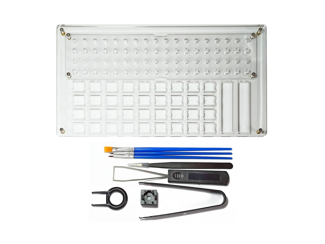 Lurelia Keycaps Kit Lubrificação Remoção Dois Andares Para Teclado Mecânico