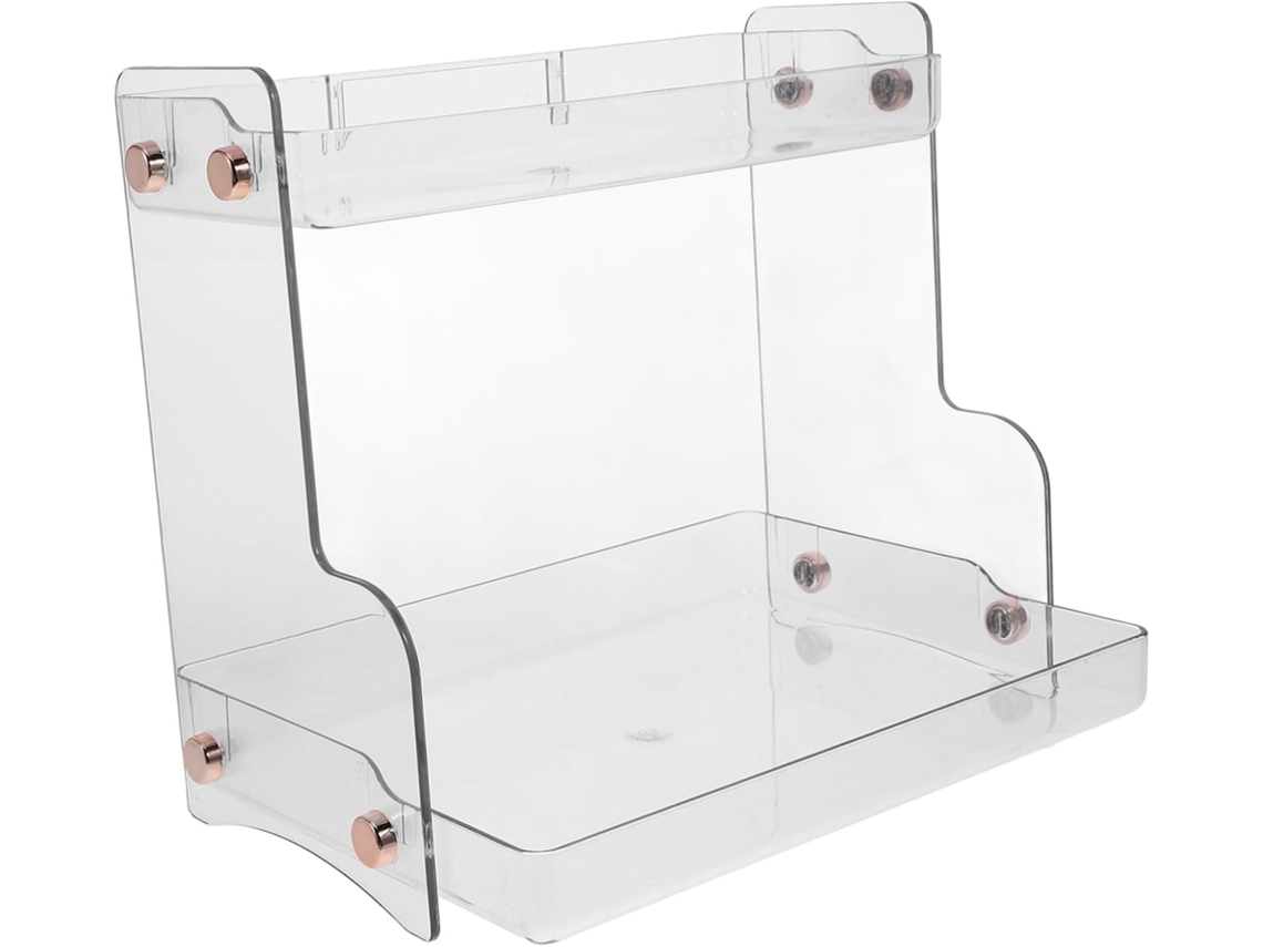 Organizador De Cosméticos Transparente Com Amplo Espaço Para Maquiagem, Ideal Para Banheiro E Quarto