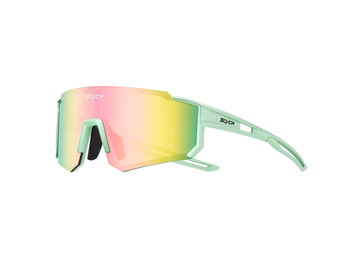 Óculos De Ciclismo Unissex (tamanho Padrão 19) Com Proteção Uv400, Multicoloridos E Antirreflexo.