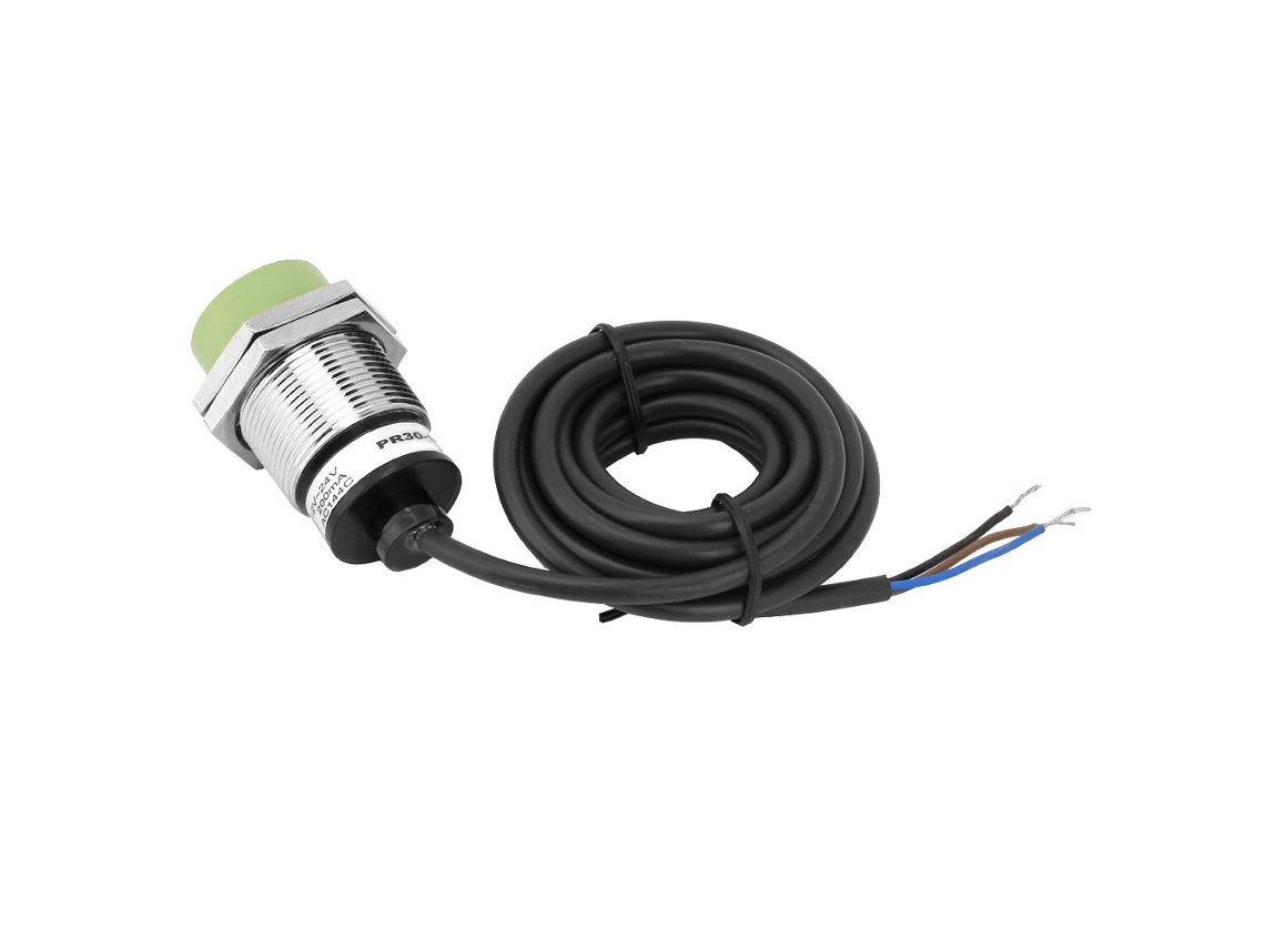 Sensor De Proximidade Indutivo Npn Em Latão Niquelado Da Laxiscreed, Normalmente Aberto, Deteção De 15mm, Dc