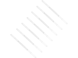 Heallily 20 - Clipes de Corrente de Plástico Branco, Leves e Fáceis de Transportar, Ideais para Presentes de Mesa e Escritório