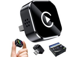 Adaptador Carplay Sem Fio 2 em 1, compatível com iPhone e Android B CZHHMART
