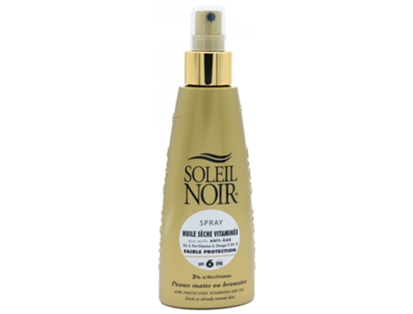Spray de óleo seco vitaminado Spf6 150 ml SOLEIL NOIR