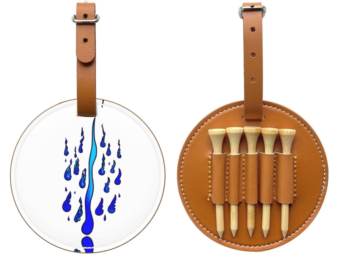 Bolsa para Guardar Tees de Golfe Fácil de Transportar e Mais Eficiente para Jogar Golfe Preta