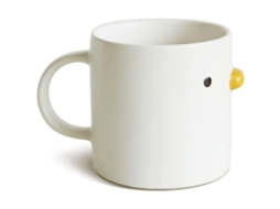 Caneca de Café Nova Line com Design de Galinha Engraçado | S/MARCA