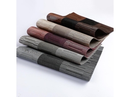 Rebe set de 5 Manteles de Comedor de Vinilo Y Poliéster, 45x30cm, Diseño Elegante, Uso Interior Y Exterior, Ideal para Hogar, Hotel Y Oficina
