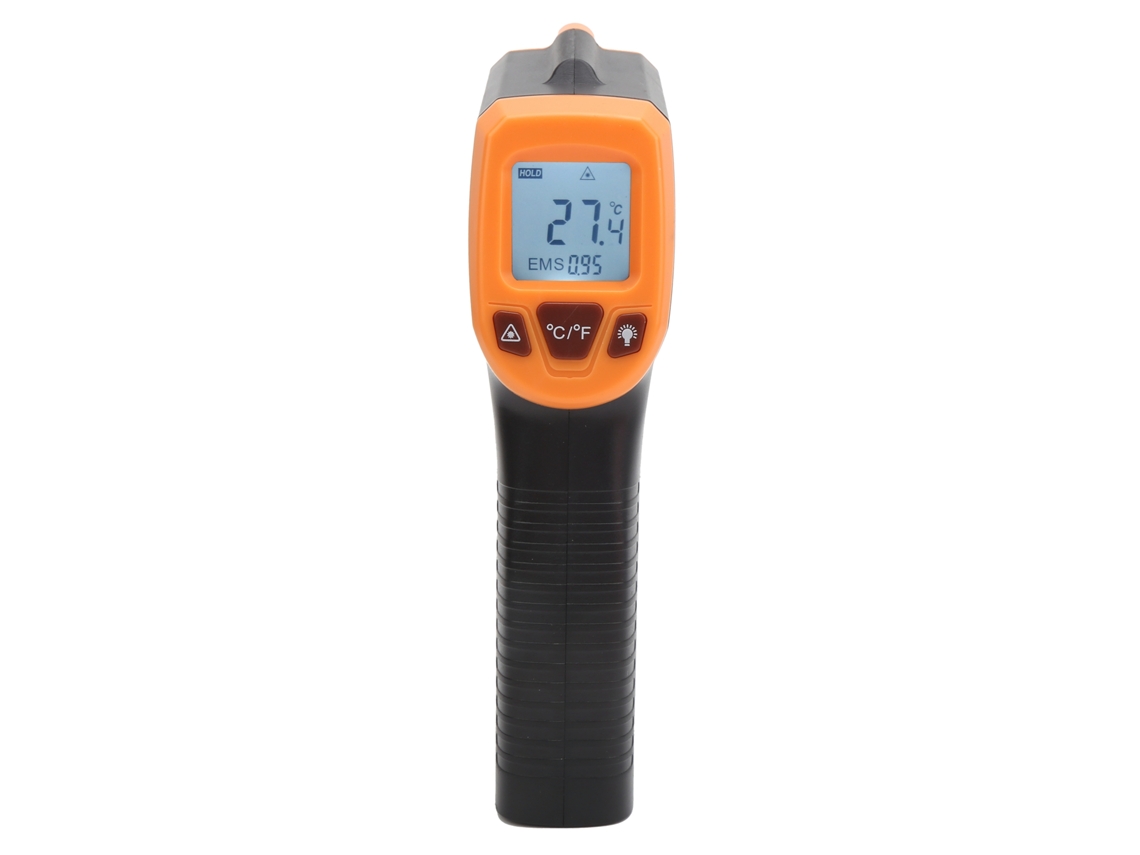Pistola de Medição de Temperatura Infravermelha Gm320s Lcd Industrial com Laser 50℃ a 600℃ 4 Cores | S/MARCA