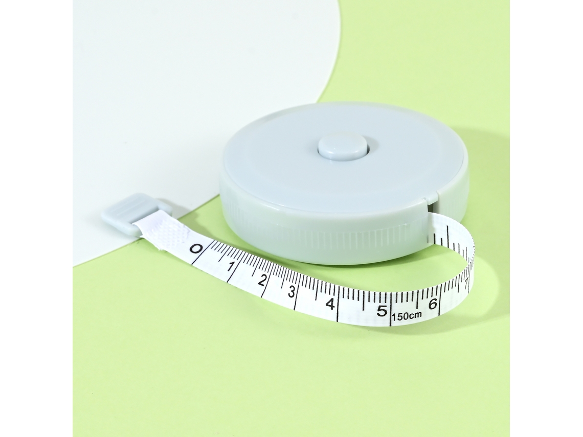 Conjunto De 3 Fitas Métricas Retráteis E Flexíveis De 1,5 M (5 Pés)