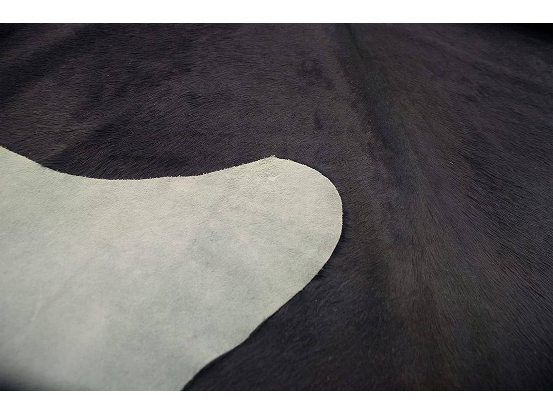 Tapete ZERIMAR Pele de Vaca (Azul - 185x195 cm - Pele)