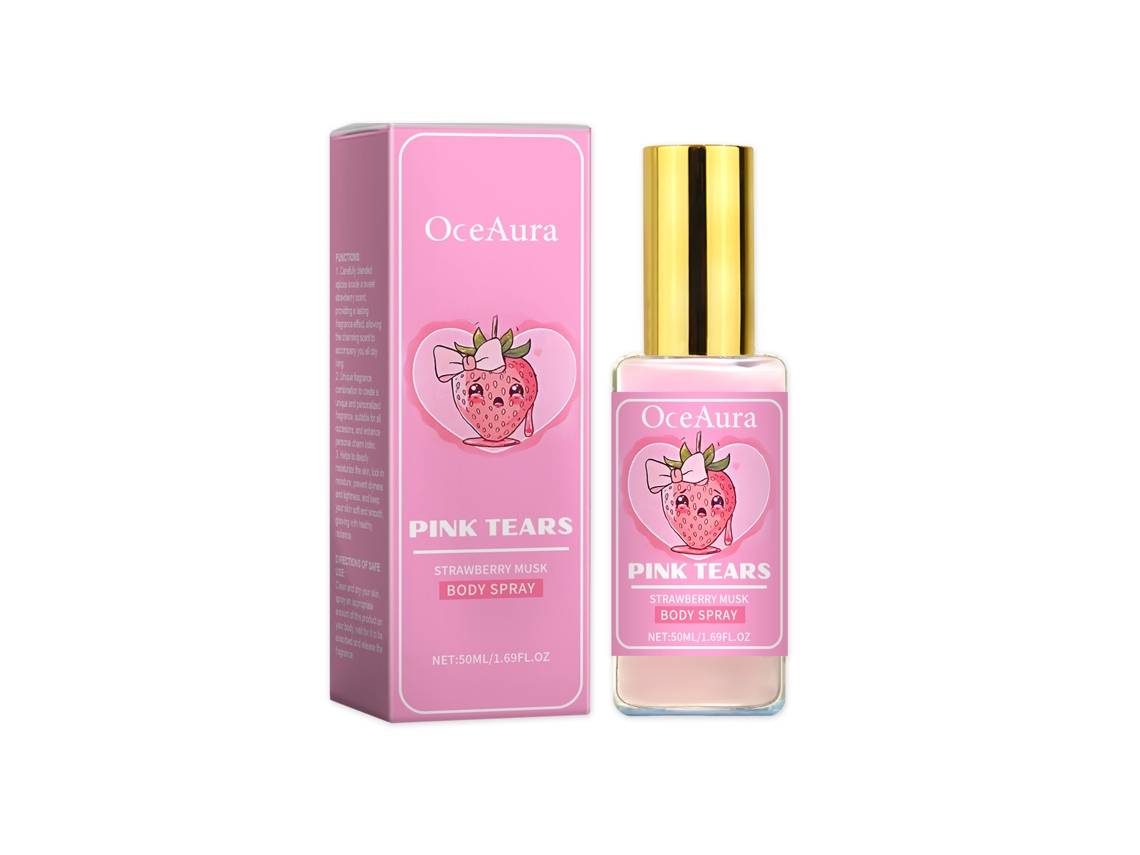 Spray Corporal LAXISCREED Oceaura com Perfume de Morango e Musk Hidratante