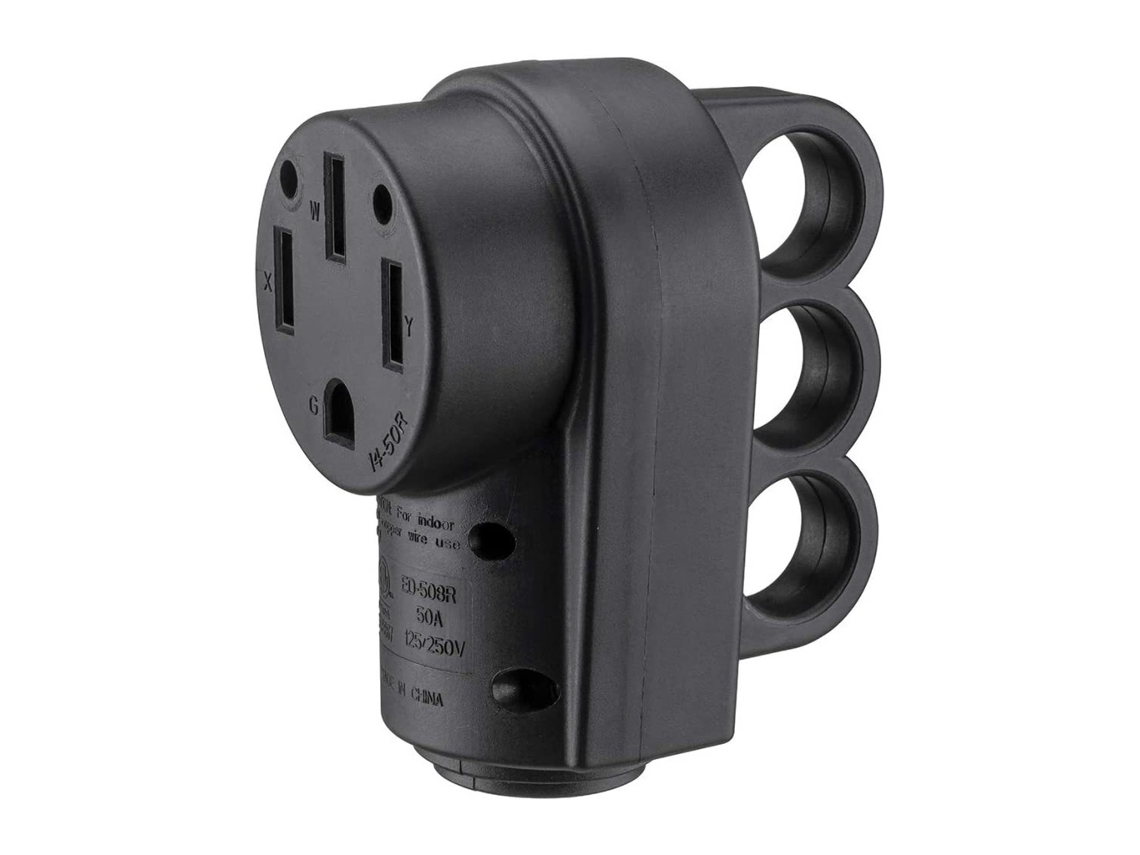 Conversor De Energia 125v Para Veículos Recreativos Com Olhal Reboque Traseiro