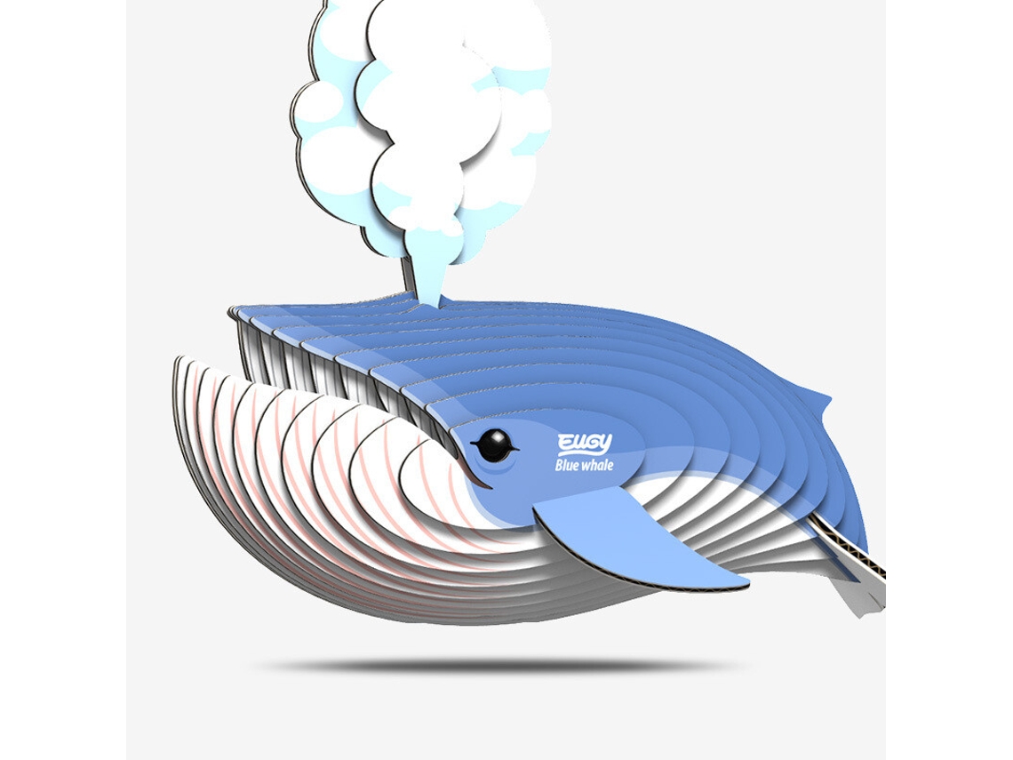 Puzzle EUGY Blue Whale 3D 25 Peças Animais