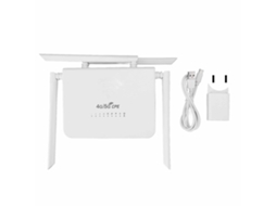 Roteador Outdoor Cpe Com Rede 4g Lte, Velocidade 300mbps, Slot Sim E Quatro Antenas.