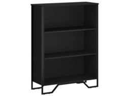 Estante 80x31x106 Cm Derivados de Madeira Preto MAISON EXCLUSIVE
