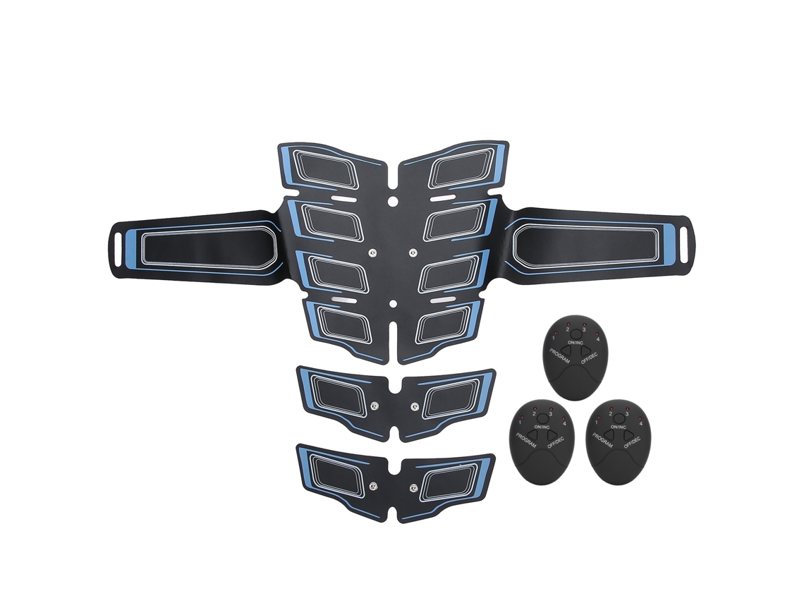 Lurelia Estimulador Abdominal Muscular Abdominal Ems Fitness Patch Azul