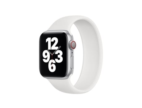 Bracelete Silicone Solo GIFT4ME Compativel com Apple Watch Series 10 46Mm Pulso:190-200Mm Branco