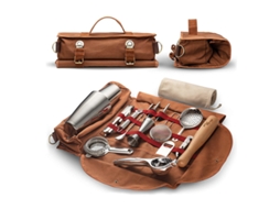 Bolsa De Transporte Para Barman, Kit Criativo Em Lona, Utensílios De Bar, Coqueteleira