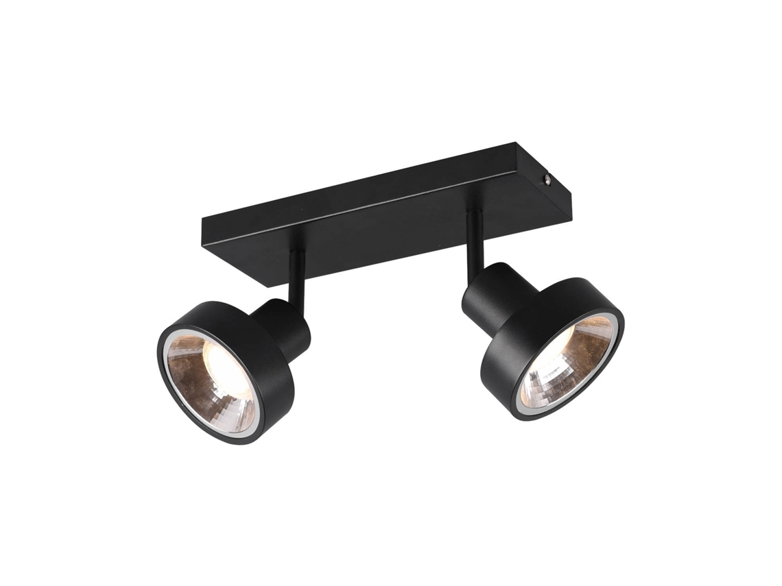 Foco de Iluminação LÚZETE (28 cm - Metal - Preto) GU11