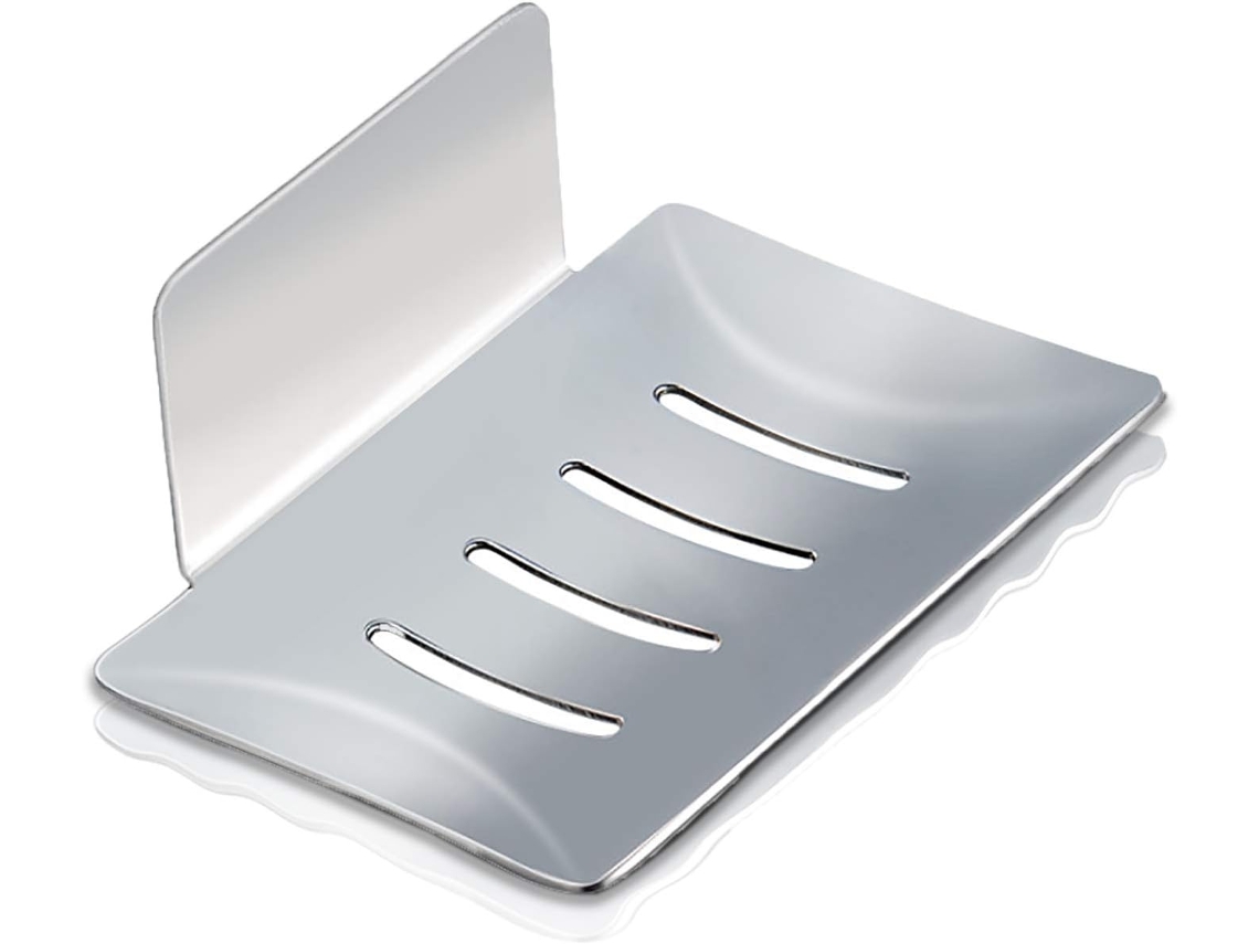 Rack De Esponja Multiuso, Suporte De Sabão Em Aço Inoxidável Com Drenagem Rápida E Design Decorativo Para Banheiro, Cozinha E Áreas De Lavanderia (pra