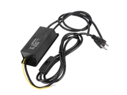Transformador Eletrónico Laxiscreed 7.5kv 30ma Para Neon Preto Com Kit De Conversão E Fonte Retificada