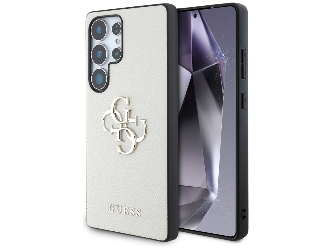 Capa Guess Para Samsung Galaxy S25 Ultra Com Logotipo 4g E Superfície Granulada