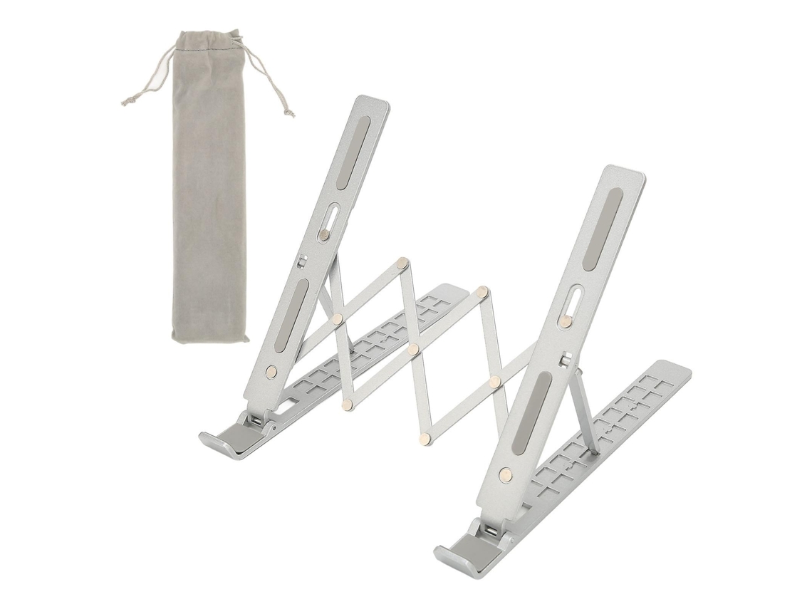 Lurelia Suporte Vertical Para Portátil Ajustável, Dobrável, Antiderrapante, Com Ventilação, Em Liga De Alumínio