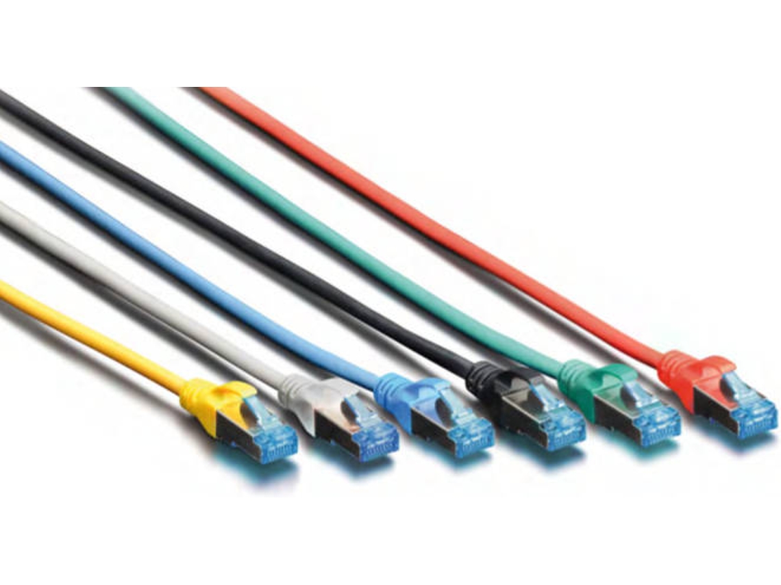 Cabo de Rede DIGITUS (RJ45 - 7 m - Cinzento)