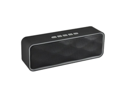 Coluna Bluetooth YIZHOOD Cinza
