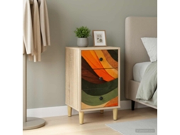 Vidaxl Armário De Cabeceira Bonn Carvalho Sonoma 36 X 33 X 60 Cm
