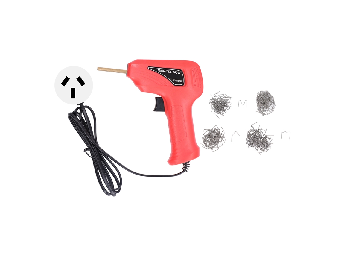 Torcha de Solda Plástica FERRAMENTAS INDUSTRIAIS com Grampo, Kit de Ar, 200‑240v, Vermelha