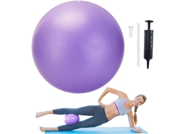 Bolas de pilates YUYSAN 25cm, antiestouro, para yoga, equilíbrio, roxo