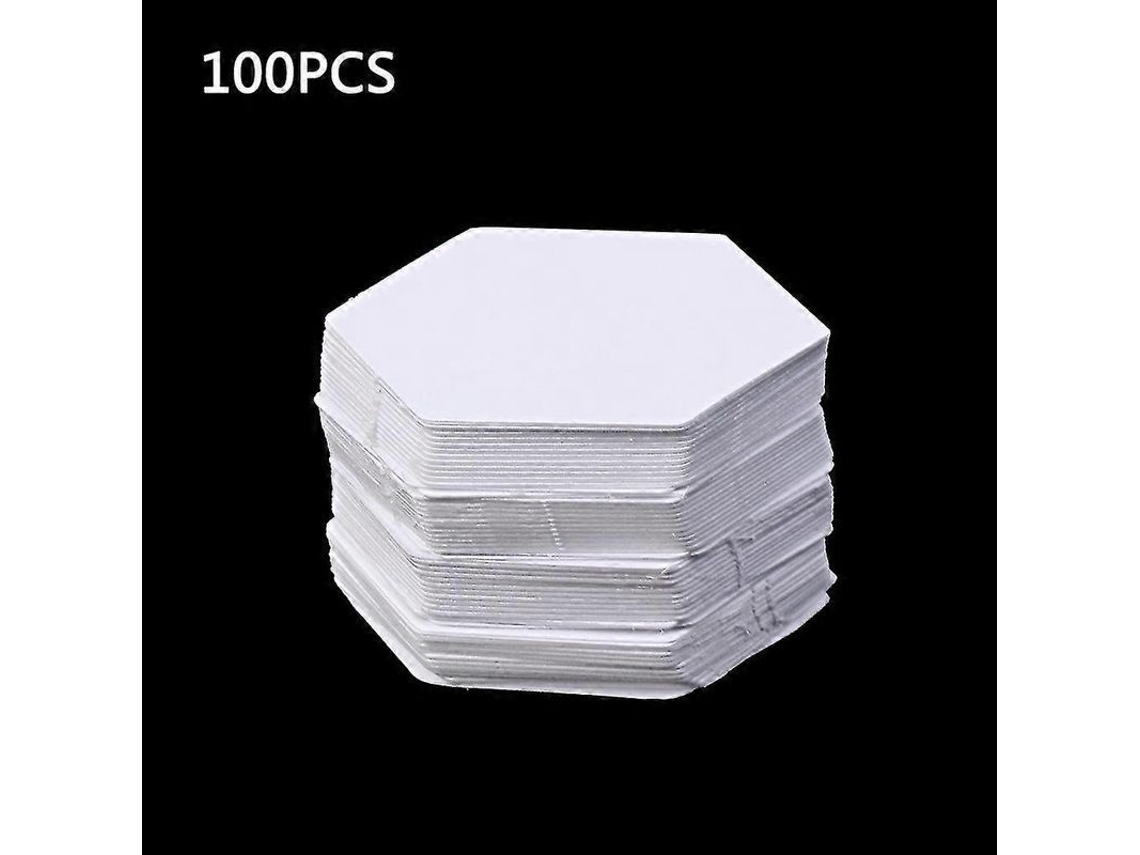 2026 plantillas de Hexágono para Patchwork e Costura 100 Peças 6 Tamanhos Ferramenta Diy para Manualidades S202412306487