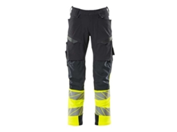 Calças Grandes Com Bolsos Para Joelheiras Accelerate Safe 19179 Amarelo 66 / 32 MASCOT