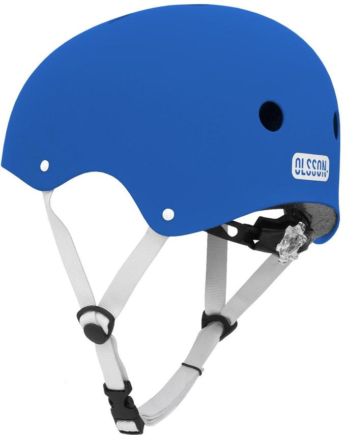 Capacete Crianças OLSSON HERO - Azul S/M (50-52cm) Trotineta Skateboard Patins