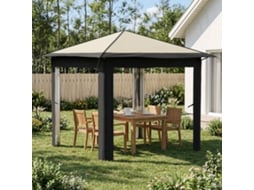 Vidaxl Gazebo Sem Lado 2,6 X 2,6 M Creme E Antracite
