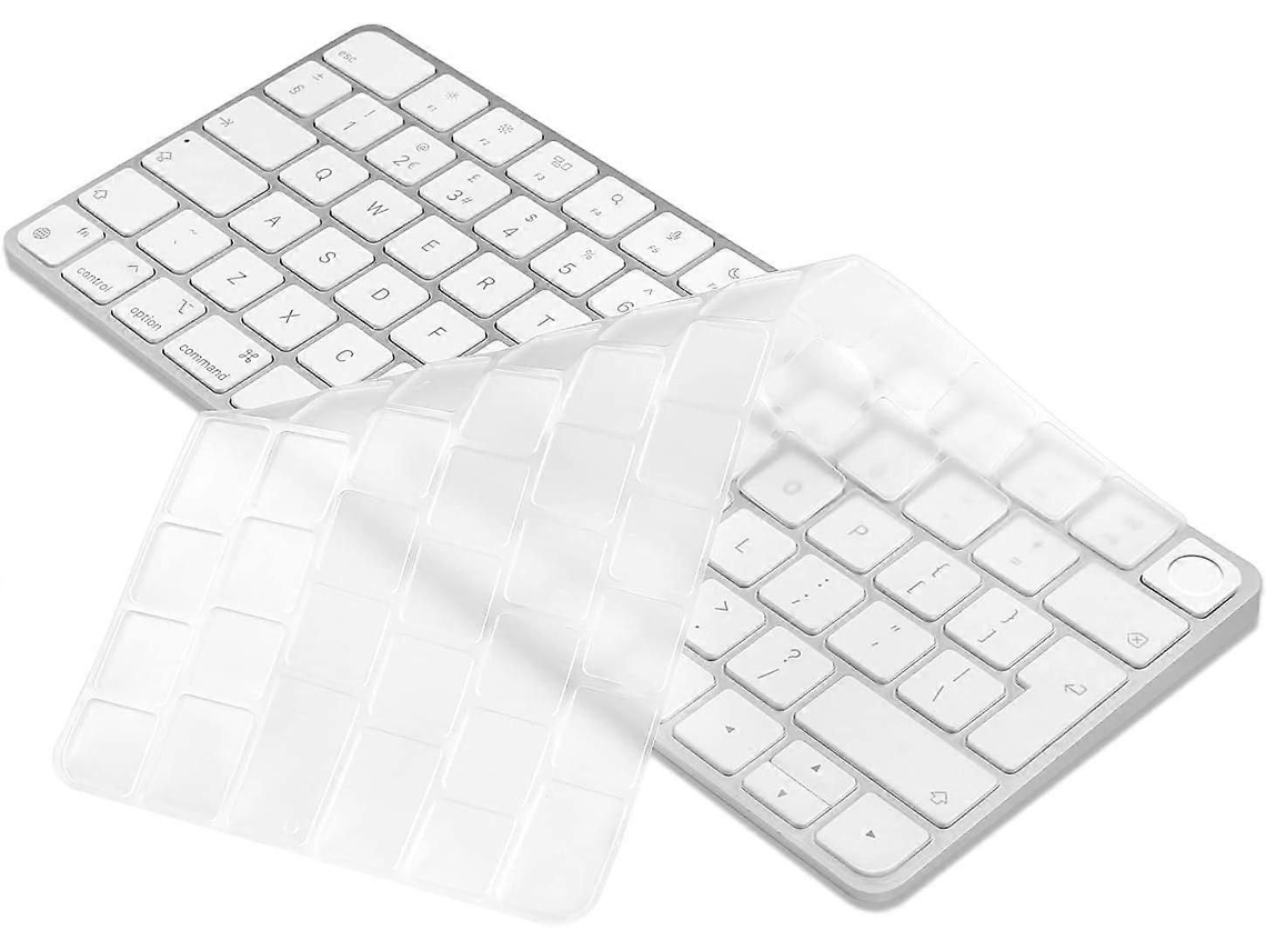 Protetor De Teclado Para Magic Keyboard De 24 Polegadas Do Imac Com Touch Id A2449, Teclas De Bloqueio A2450, Chip M3 M1, Película Protetora De Tpu.