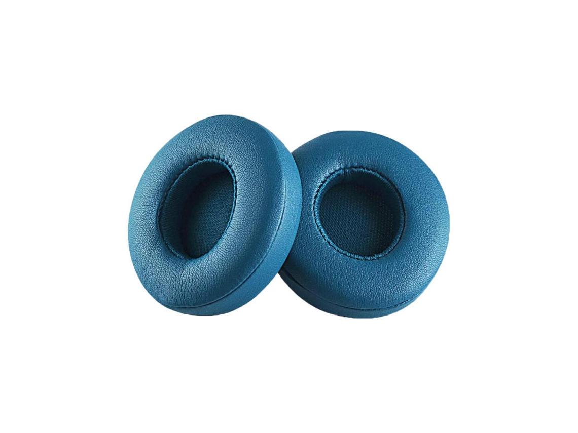 Almofada para Auscultadores Beats Solo2 Wireless de Espuma Macia Pele de Proteína Azul Claro XIAOMOYU