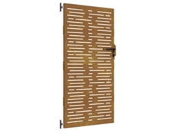Garden Gate, Garden Gates Vidaxl Marrom Aço (85 X 175 Cm)