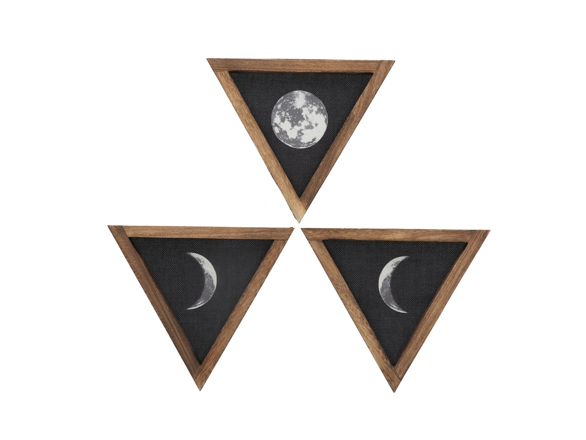 Decorações de Parede com Fases da Lua, Estilo Rústico LAXISCREED