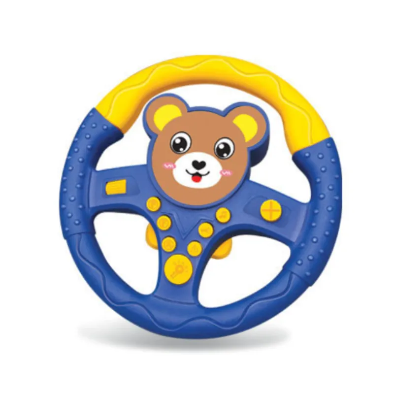 Volante Brinquedo EIFSON com Simulação de Direção e Efeitos Sonoros (azul Urso)