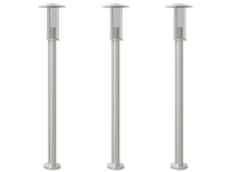 Outdoor Floor Lamp, Outdoor Floor Lamps Vidaxl Prateado Aço Inoxidável (100 Cm)