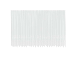Conjunto 1 Cortina De Renda Vidaxl Branco Poliéster (245 X 600 Cm)