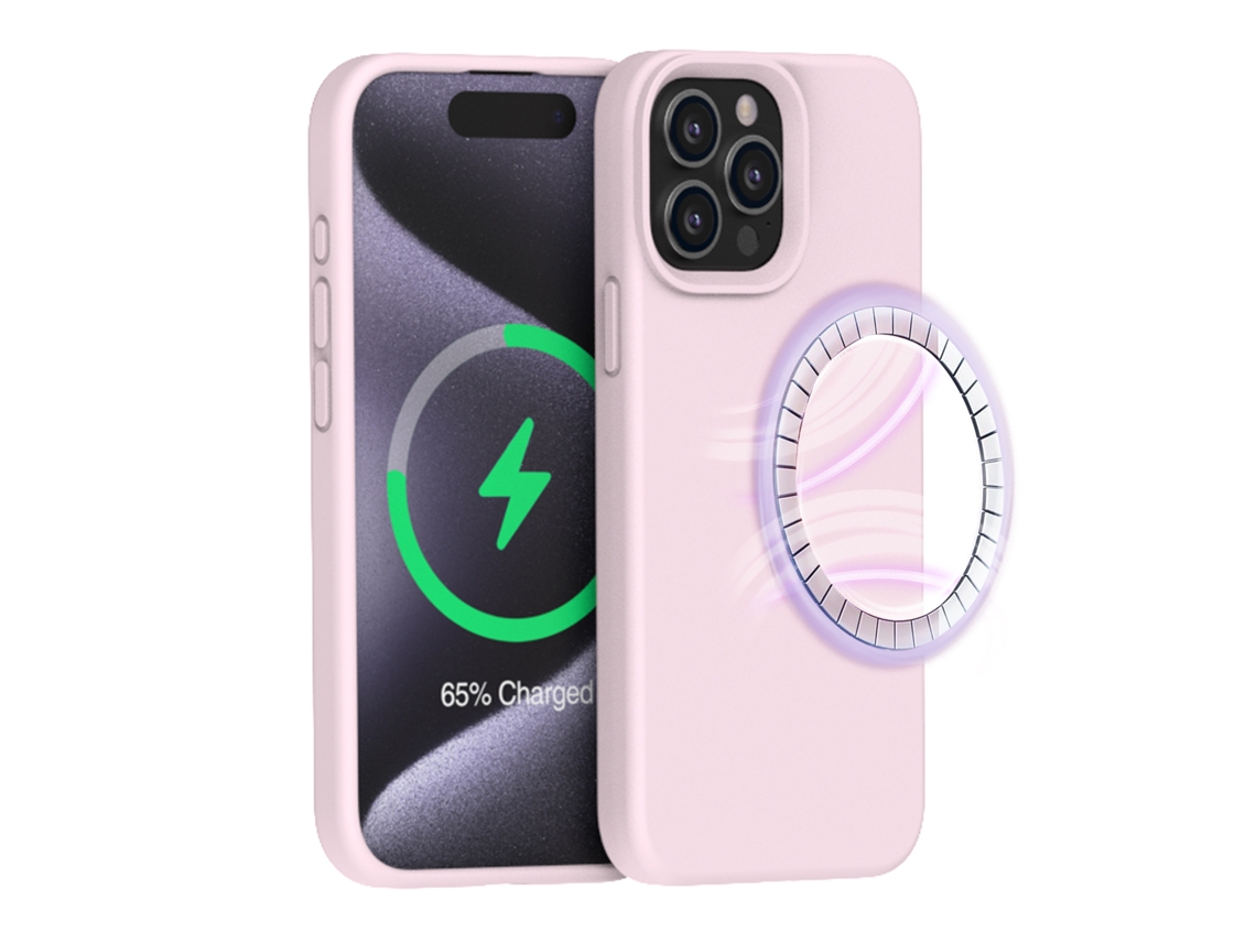 Capa Para Iphone 13 Pro Max (roxa (magnética)), Silicone Líquido, Magnética