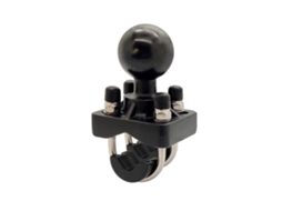 Base de Montagem com Fixação por Parafuso em U Duplo para Guiador de Motos/bicicletas para Câmaras (1,5 Polegadas)