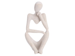 Figura de Resina Meditando, Adorno de Casa Artesanal | S/MARCA