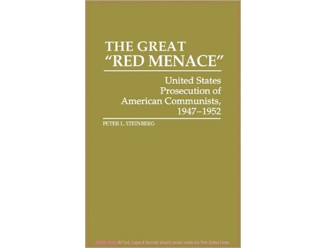 Livro Great Red Menace de Peter Steinberg (Inglês - Capa Dura)